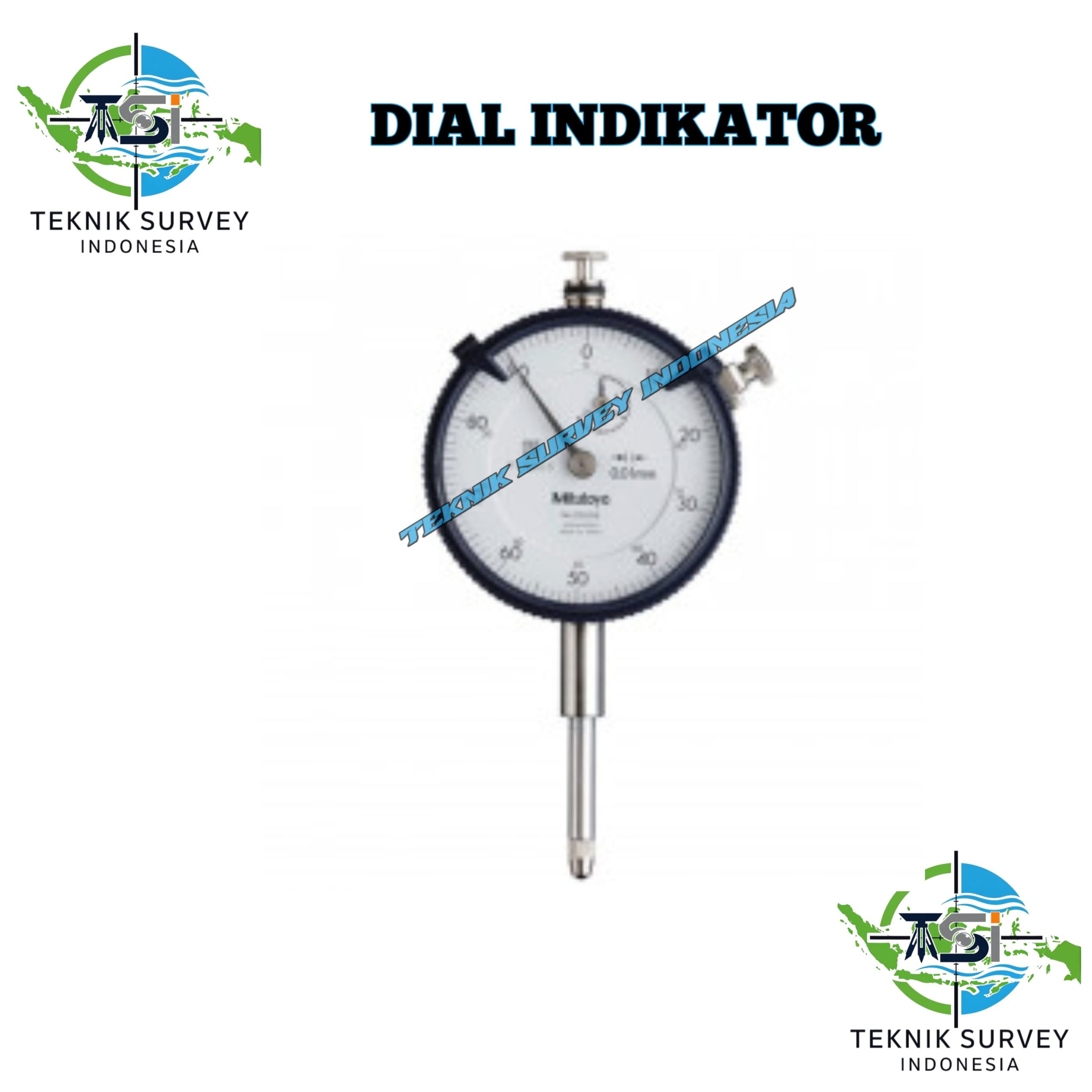 Jual Dial Indicator 10 mm x 0.01 mm presisi tinggi Teknik Survey Indonesia Dial Indicator 10 mm x 0.01 mm presisi tinggi
