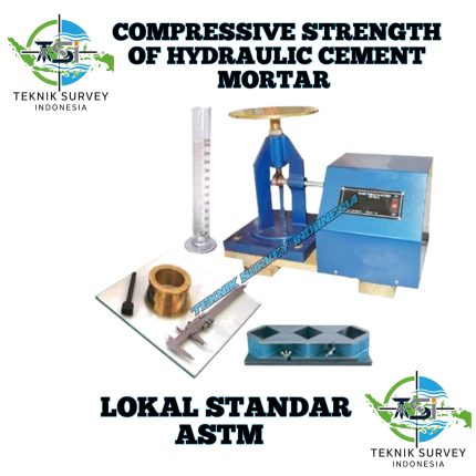 Alat Uji Tekan Mortar ASTM C109 untuk pengujian semen hidrolik