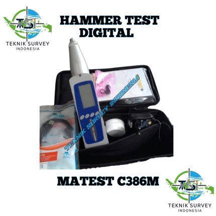 Hammer Test Digital Matest C-386M Made in Italy Alat Uji Beton Digital