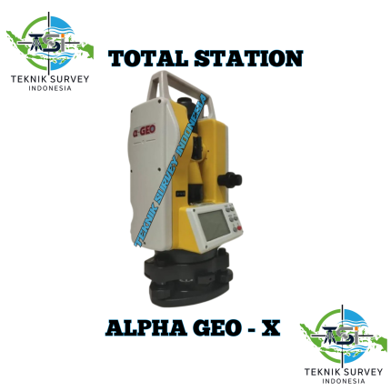 Theodolite Digital Alpha Geo DE-2B untuk pengukuran proyek konstruksi