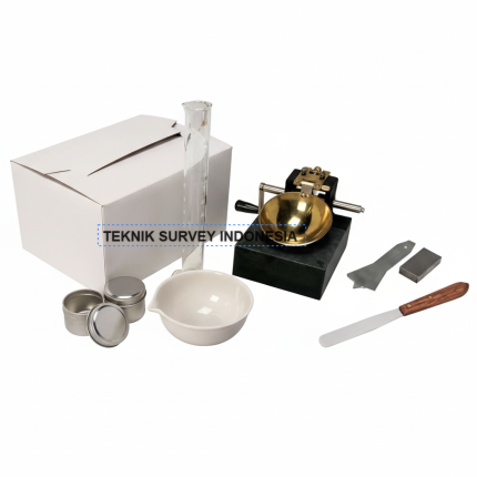 Liquid Limit Test Set Casagrande Alat Laboratorium Tanah