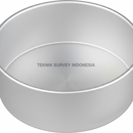 Round Pan Laboratorium Aluminium Teknik Survey Indonesia