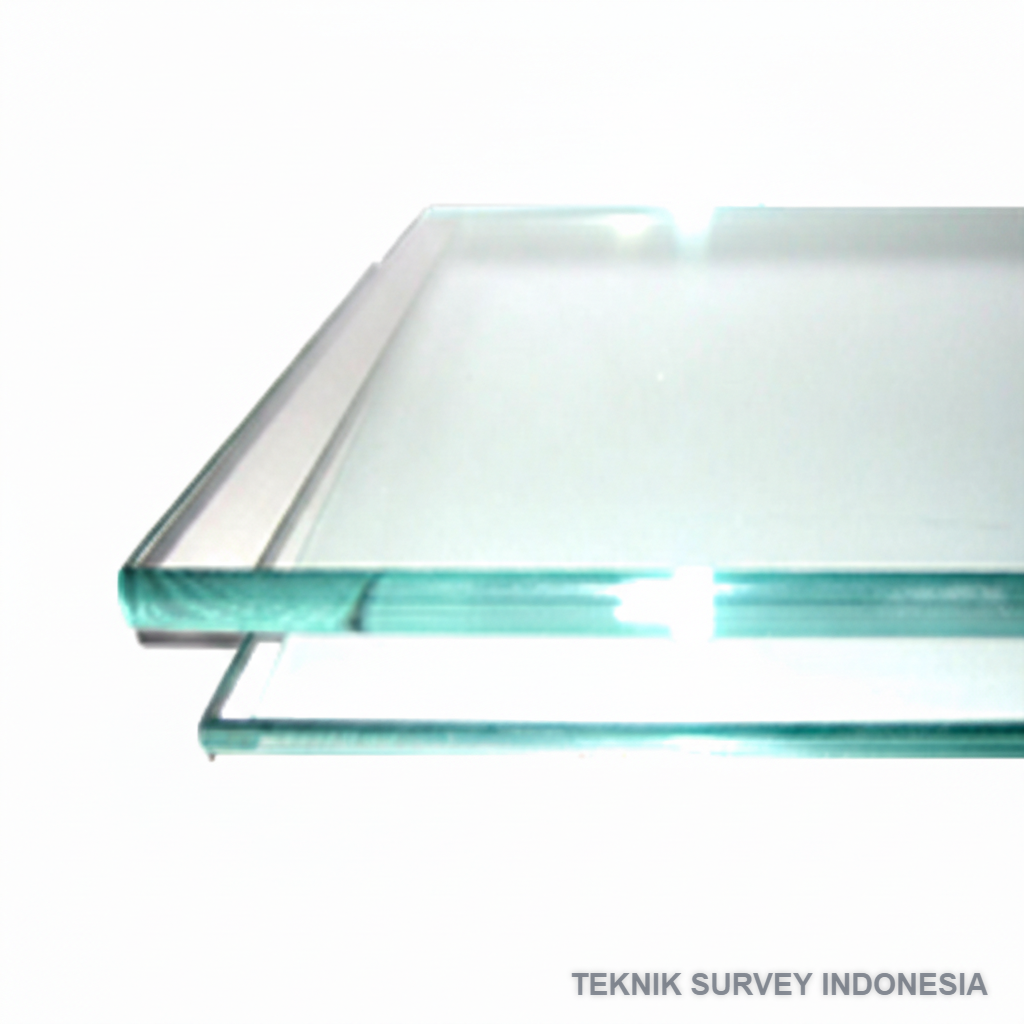 Glass-Plate-Laboratorium-Tebal-10mm Glass Plate Laboratorium 10mm Teknik Survey Indonesia