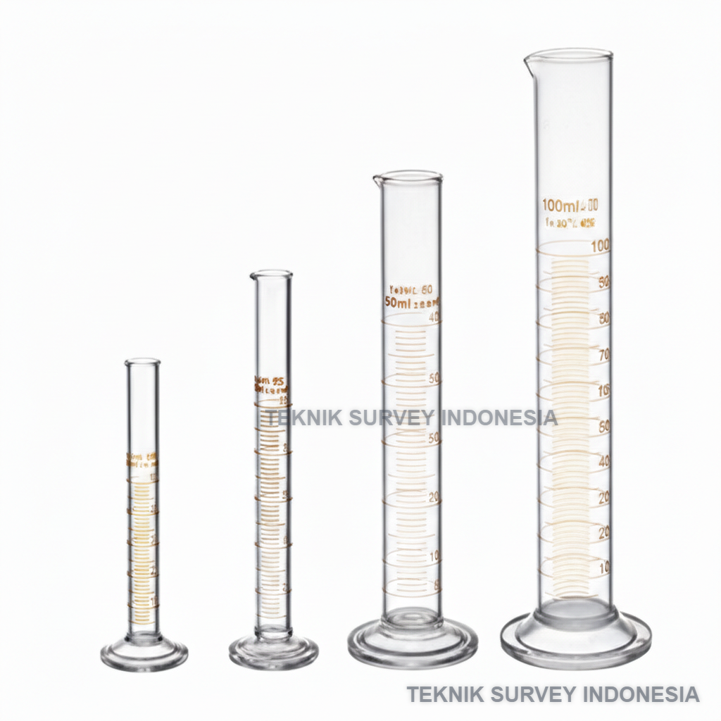 Gelas-Ukur-Laboratorium-Graduated-Cylinder Gelas Ukur Laboratorium Kaca dan Plastik Teknik Survey Indonesia