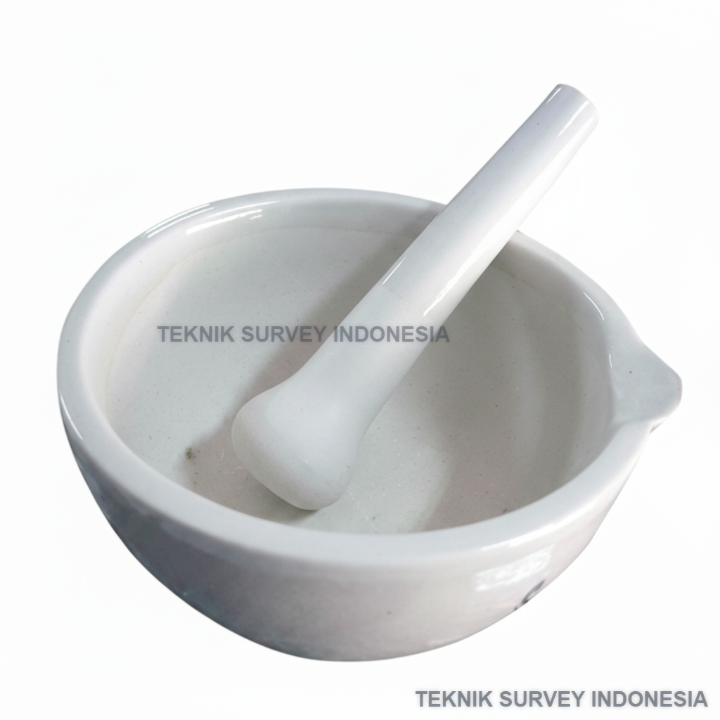 Mortar-and-Pestle-Laboratorium-Lengkap Mortar Pestle Laboratorium Porselen Teknik Survey Indonesia