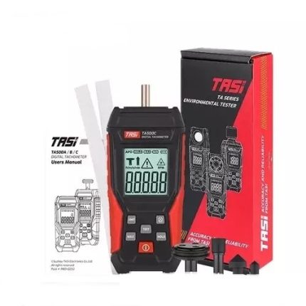 ual TASI TA500C Tachometer 2 in 1 Alat Ukur Kecepatan Rotasi Teknik Survey Indonesia